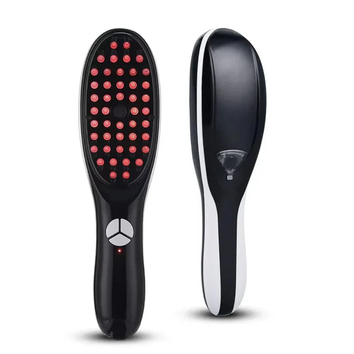 Red Luxe Brush + hair growth oil bundle