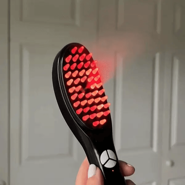 Red Luxe Brush + hair growth oil bundle