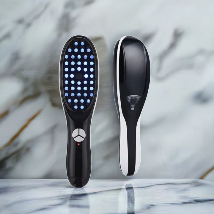 Red Luxe Brush + hair growth oil bundle